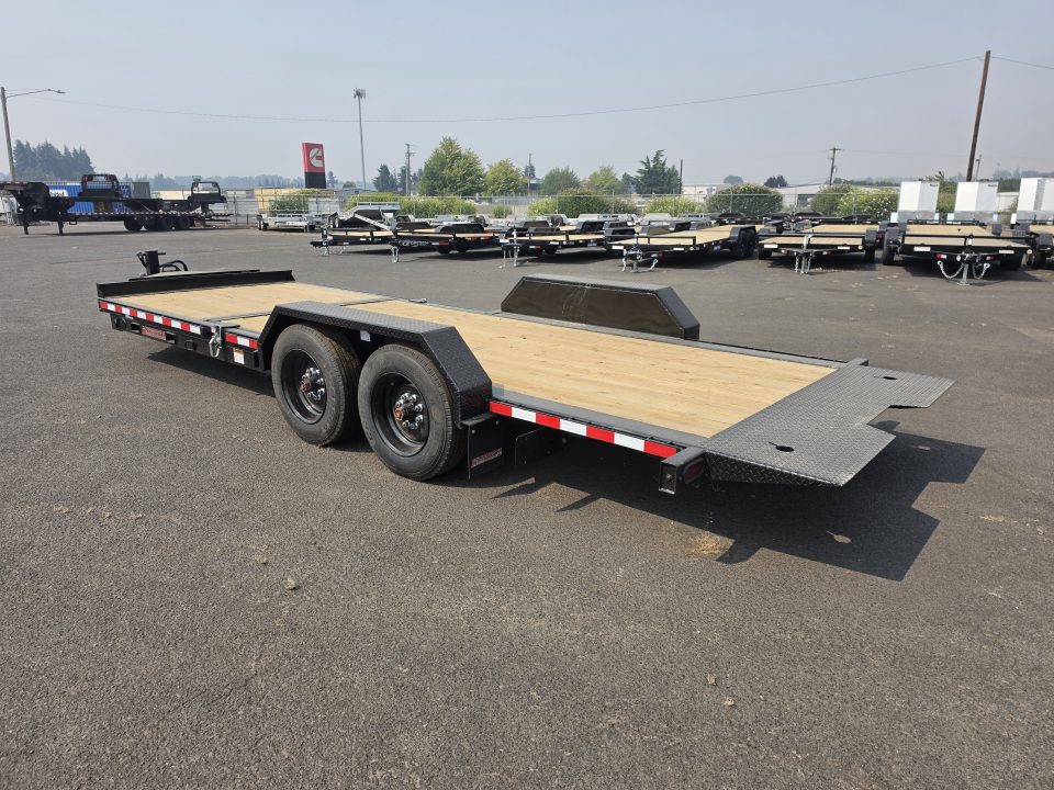 New 2025 Midsota 7x22 Split Tilt HD Equipment Trailer 17.6K GVWR