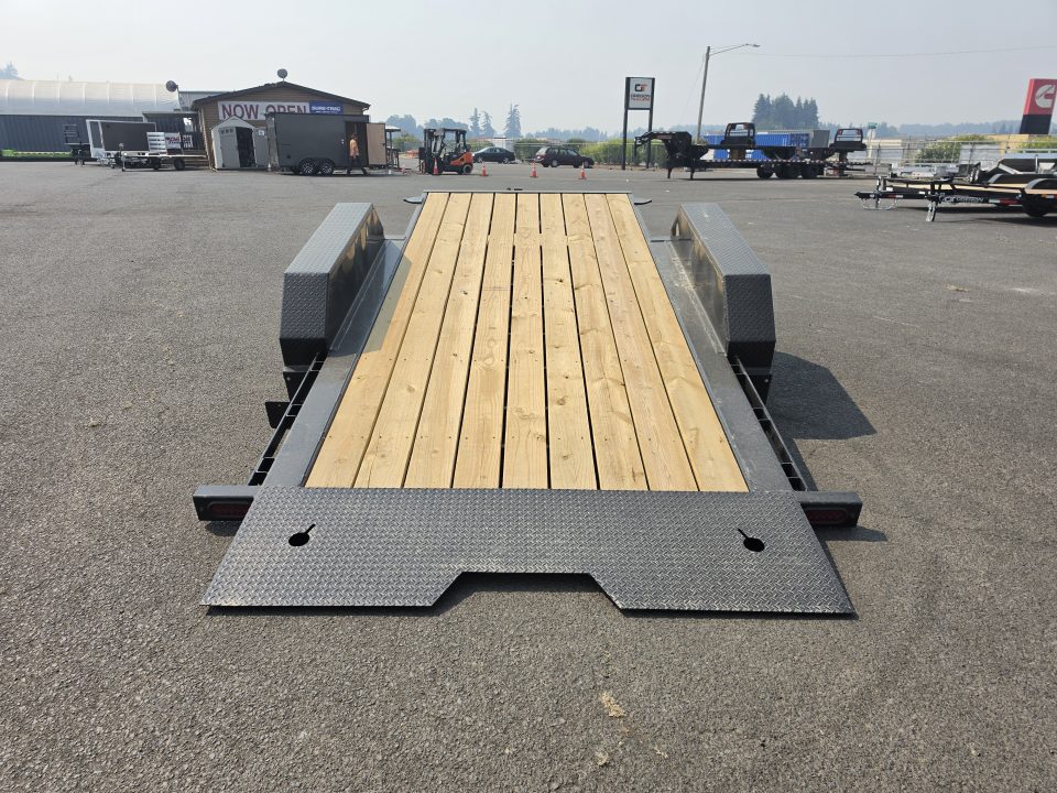 New 2025 Midsota 7x22 Split Tilt HD Equipment Trailer 17.6K GVWR