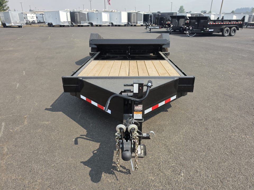 New 2025 Midsota 7x22 Split Tilt HD Equipment Trailer 17.6K GVWR