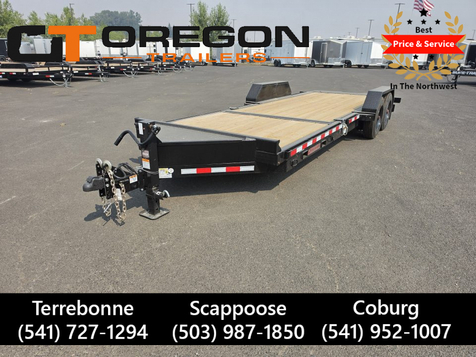 New 2025 Midsota 7x22 Split Tilt HD Equipment Trailer 17.6K GVWR