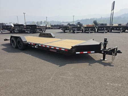New 2025 Midsota 7x22 Split Tilt HD Equipment Trailer 17.6K GVWR
