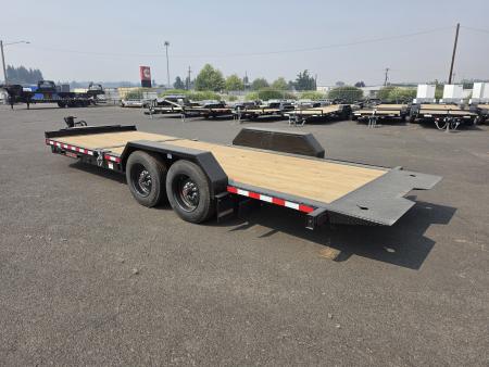 New 2025 Midsota 7x22 Split Tilt HD Equipment Trailer 17.6K GVWR