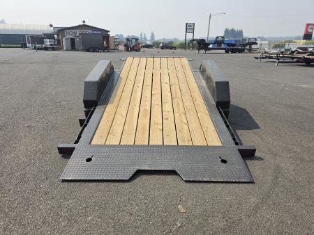New 2025 Midsota 7x22 Split Tilt HD Equipment Trailer 17.6K GVWR