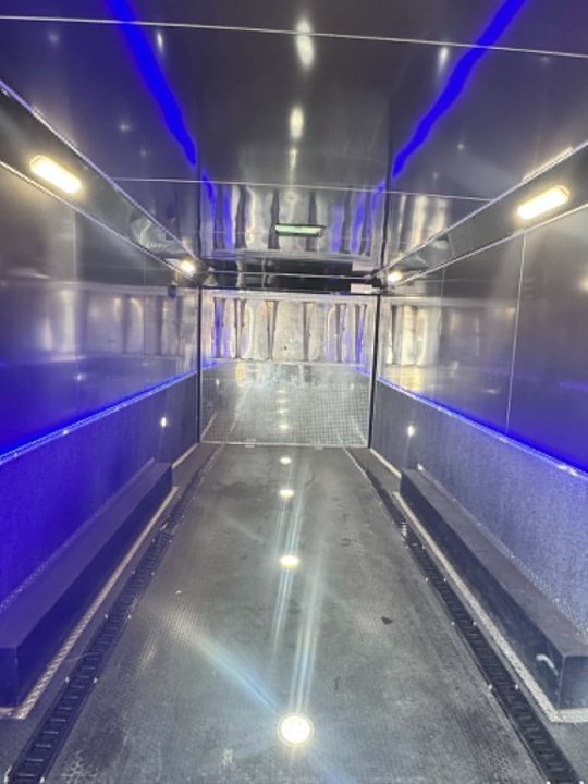 Used 2023 Haulmark 8.5X28 EDGE PRO RACE TRAILER WITH AC, WINCH & ELECTRIC JACK Car / Racing Trailer
