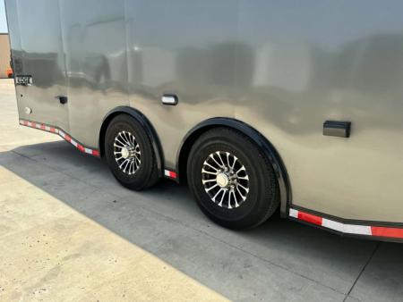 Used 2023 Haulmark 8.5X28 EDGE PRO RACE TRAILER WITH AC, WINCH & ELECTRIC JACK Car / Racing Trailer