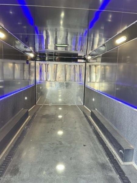 Used 2023 Haulmark 8.5X28 EDGE PRO RACE TRAILER WITH AC, WINCH & ELECTRIC JACK Car / Racing Trailer