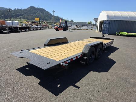 New 2025 Midsota 7x22 Split Tilt HD Equipment Trailer 17.6K GVWR