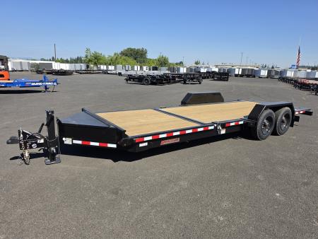New 2025 Midsota 7x22 Split Tilt HD Equipment Trailer 17.6K GVWR