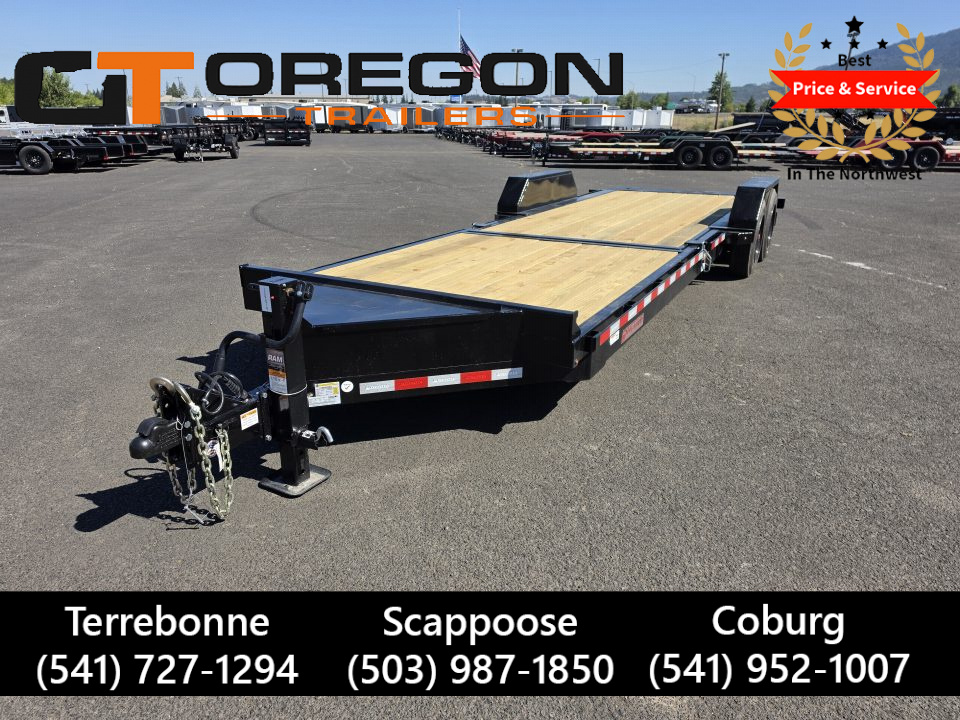 New 2026 Midsota 7x24 Split Tilt HD Equipment Trailer 17.6K GVWR