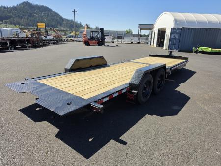 New 2026 Midsota 7x24 Split Tilt HD Equipment Trailer 17.6K GVWR