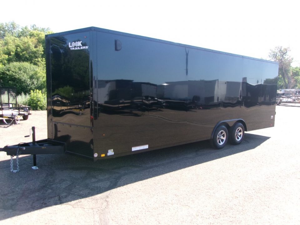 New 2026 Look Trailers 8.5X24 ST DLX FLAT TOP V-NOSE CAR HAULER 10K Cargo / Enclosed Trailer