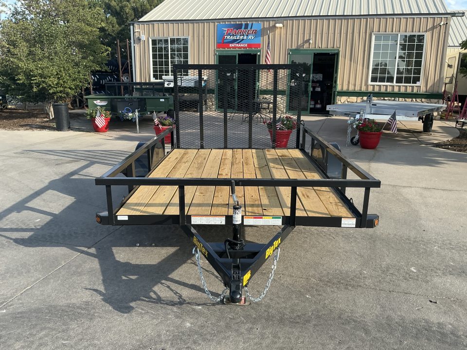 New 2027 Big Tex 35SA-10R1A-4PBK Utility Trailer