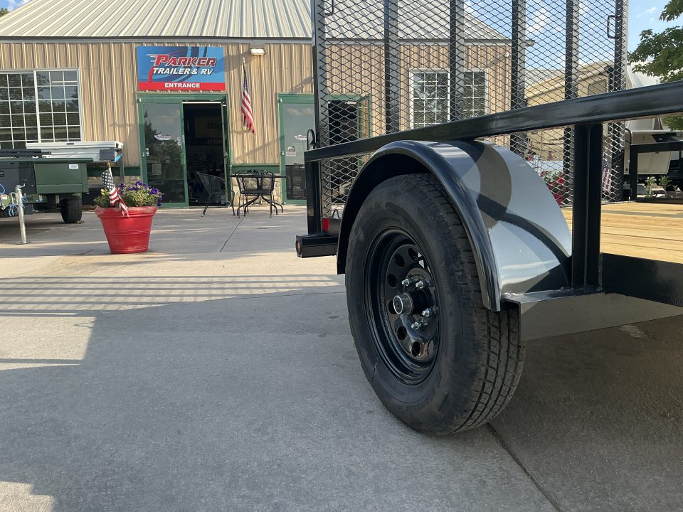 New 2027 Big Tex 35SA-10R1A-4PBK Utility Trailer