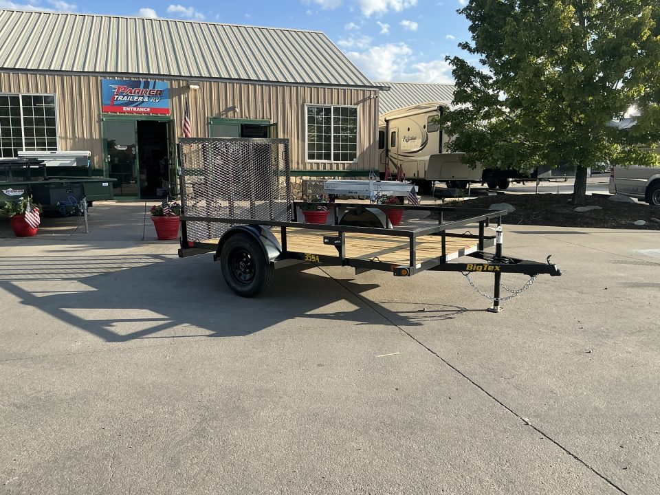 New 2027 Big Tex 35SA-10R1A-4PBK Utility Trailer