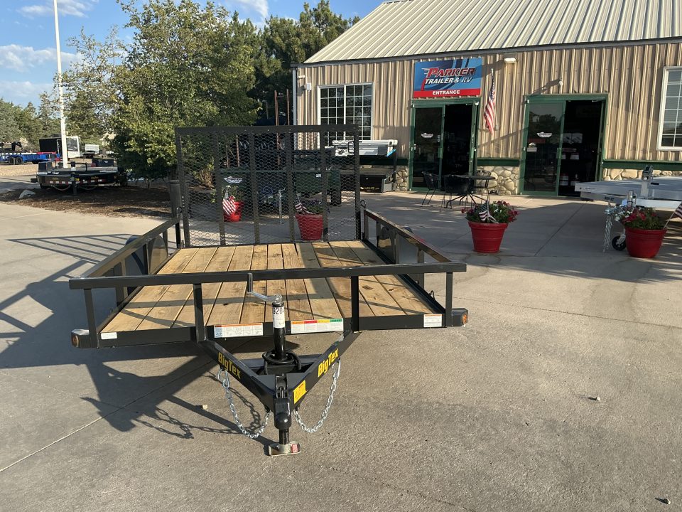 New 2027 Big Tex 35SA-10R1A-4PBK Utility Trailer