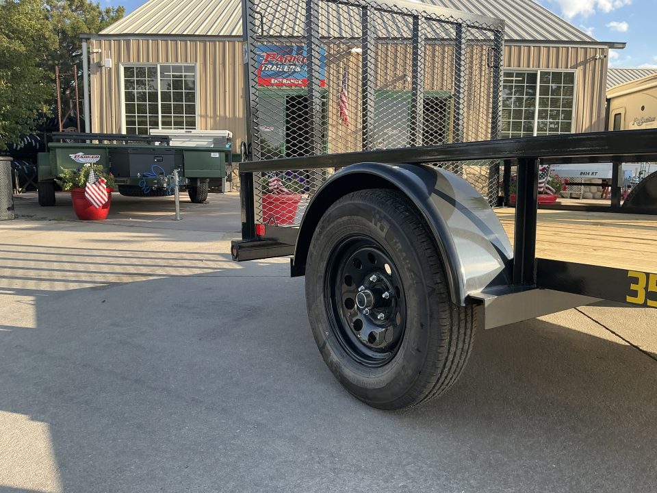New 2027 Big Tex 35SA-10R1A-4PBK Utility Trailer