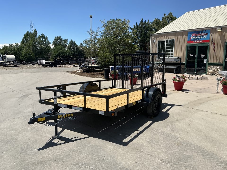 New 2027 Big Tex 35SA-10R1A-4PBK Utility Trailer