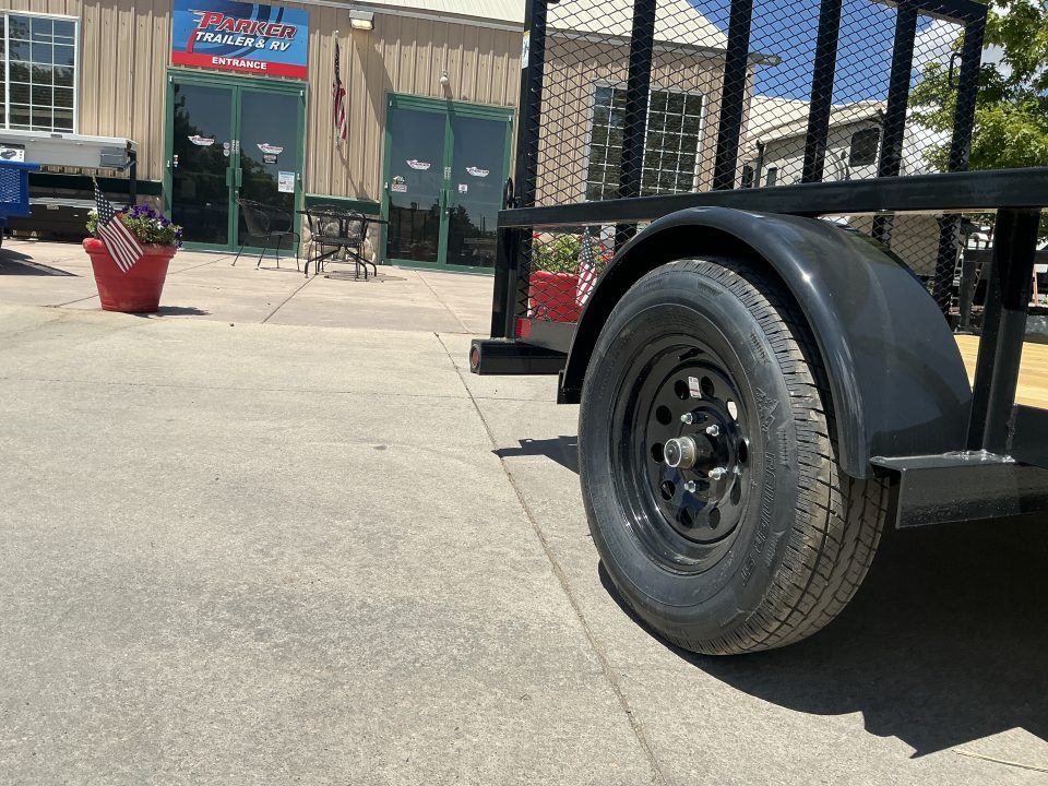 New 2027 Big Tex 35SA-10R1A-4PBK Utility Trailer