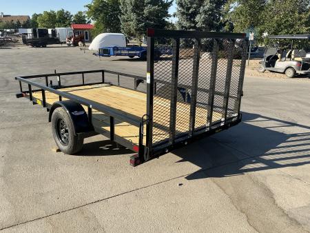 New 2027 Big Tex 35SA-12R1A-4PBK Utility Trailer