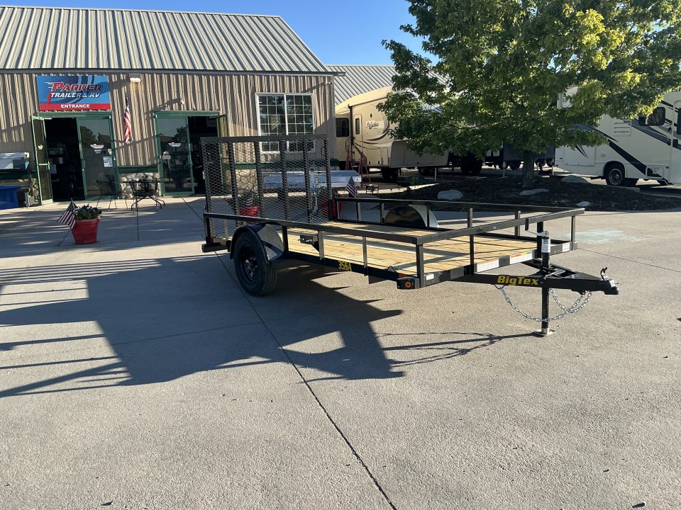 New 2027 Big Tex 35SA-12R1A-4PBK Utility Trailer