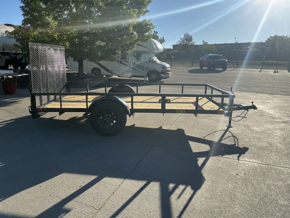 New 2027 Big Tex 35SA-12R1A-4PBK Utility Trailer