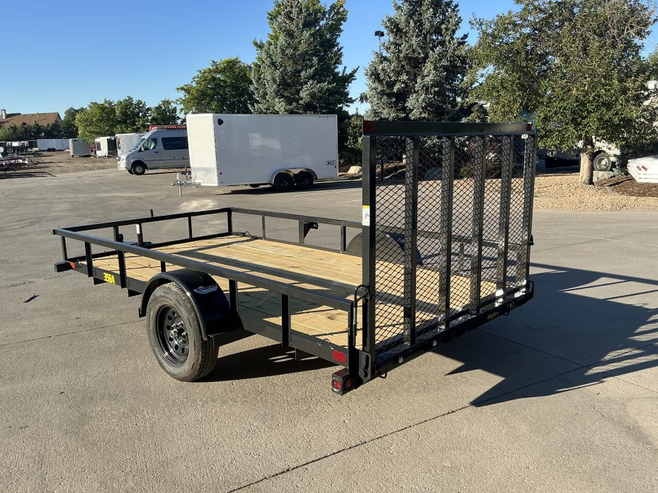 New 2027 Big Tex 35SA-12R1A-4PBK Utility Trailer