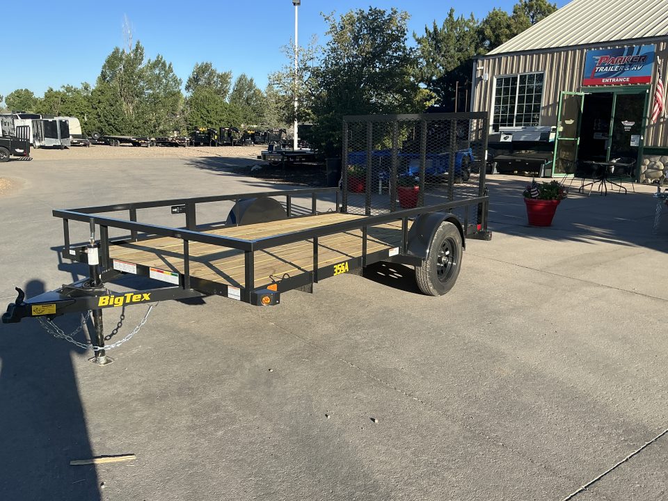 New 2027 Big Tex 35SA-12R1A-4PBK Utility Trailer