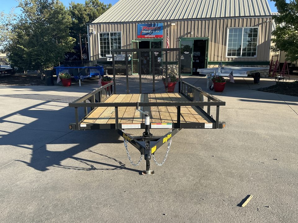 New 2027 Big Tex 35SA-12R1A-4PBK Utility Trailer