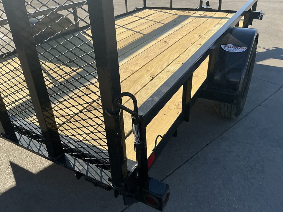 New 2027 Big Tex 35SA-12R1A-4PBK Utility Trailer
