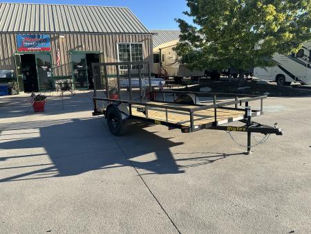 New 2027 Big Tex 35SA-12R1A-4PBK Utility Trailer
