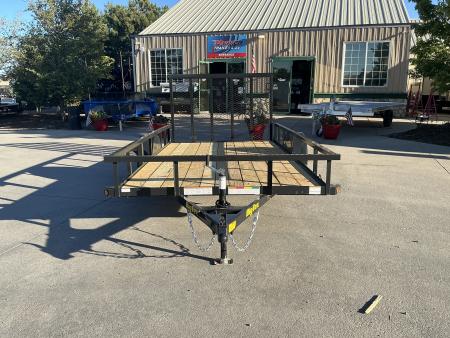 New 2027 Big Tex 35SA-12R1A-4PBK Utility Trailer