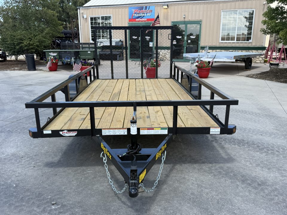 New 2027 Big Tex 35SA-12R1A-4PBK Utility Trailer