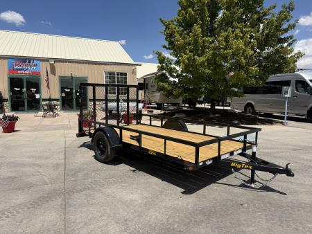 New 2027 Big Tex 35SA-12R1A-4PBK Utility Trailer