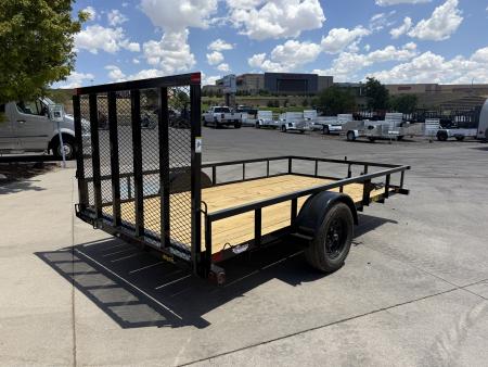 New 2027 Big Tex 35SA-12R1A-4PBK Utility Trailer