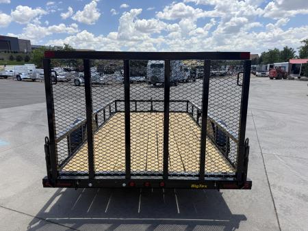 New 2027 Big Tex 35SA-12R1A-4PBK Utility Trailer