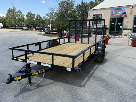 New 2027 Big Tex 35SA-12R1A-4PBK Utility Trailer