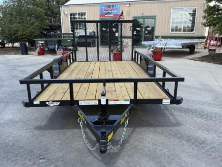 New 2027 Big Tex 35SA-12R1A-4PBK Utility Trailer