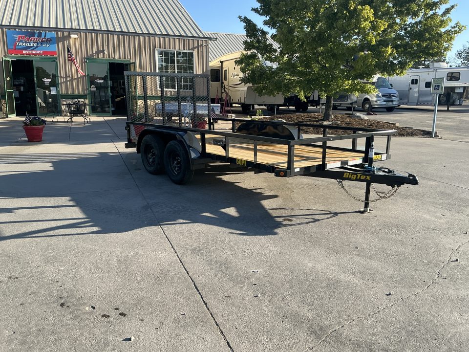 New 2027 Big Tex 60PI-14BK4RG2B Utility Trailer