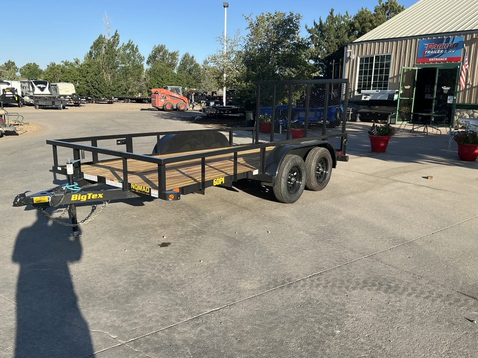 New 2027 Big Tex 60PI-14BK4RG2B Utility Trailer