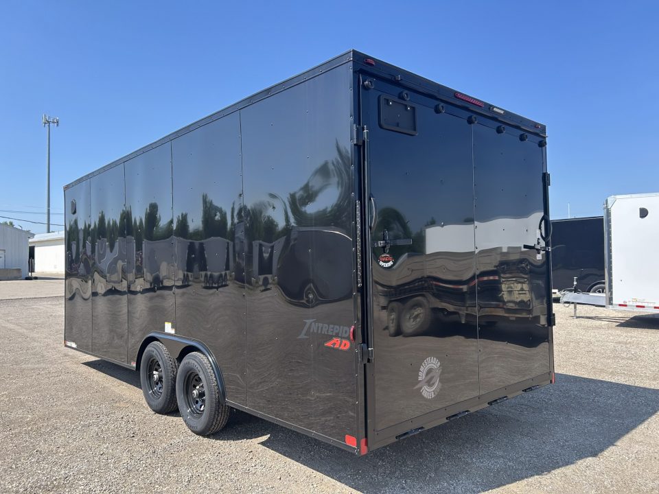 New 2027 Homesteader Trailer 20 FT ENCLOSED CAR HAULER BLACK WITH BLACK OUT TRIM 10K GVWR
