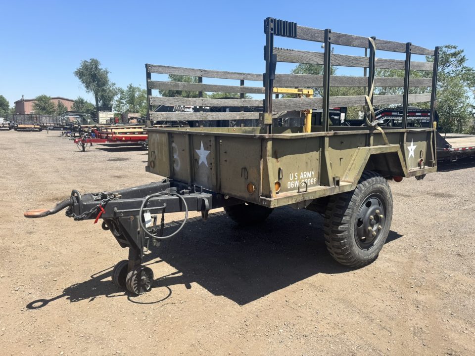 Used 2012 HMDE off road trailer Flatbed Trailer