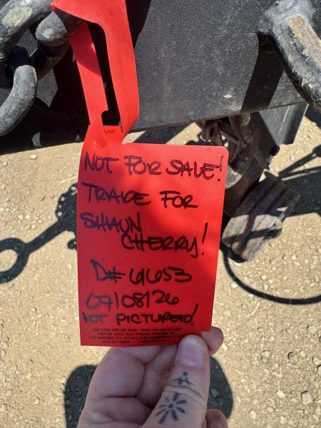 Used 2012 HMDE off road trailer Flatbed Trailer