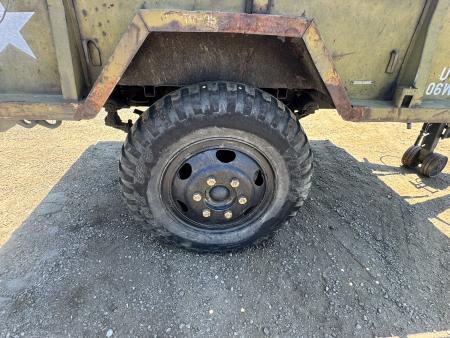 Used 2012 HMDE off road trailer Flatbed Trailer