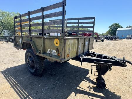 Used 2012 HMDE off road trailer Flatbed Trailer
