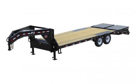 New 2027 PJ TRAILERS 32' X 102  Triple Axle Flatbed Trailer