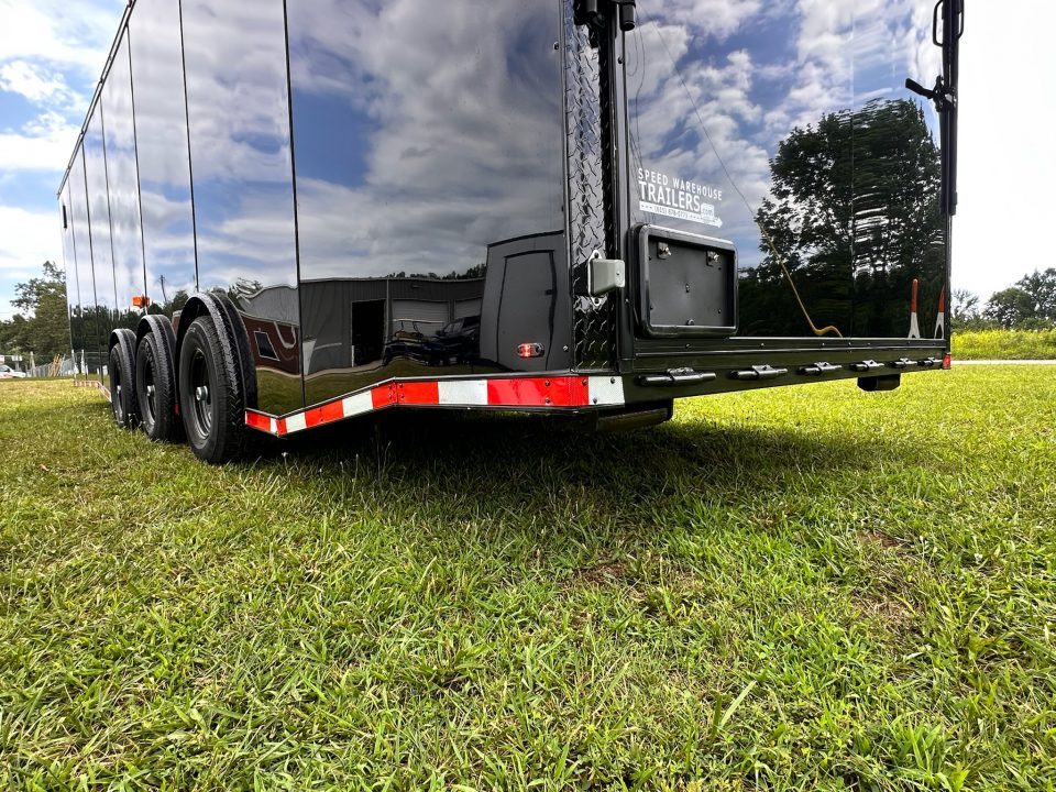 New 2026 Luxe 8.5x28 Race Trailer-Finished Interior-5200LB Triple Torsion-- RECESSED E TRACK