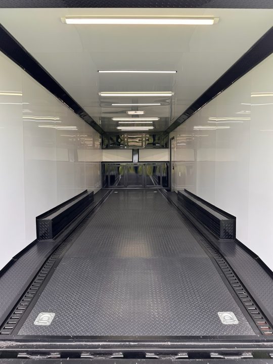 New 2026 Luxe 8.5x28 Race Trailer-Finished Interior-5200LB Triple Torsion-- RECESSED E TRACK