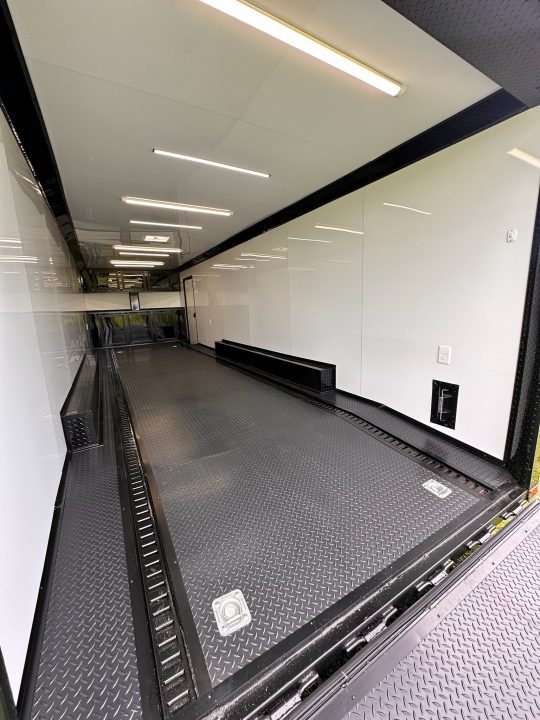 New 2026 Luxe 8.5x28 Race Trailer-Finished Interior-5200LB Triple Torsion-- RECESSED E TRACK
