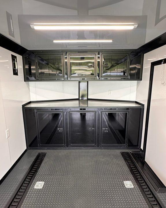 New 2026 Luxe 8.5x28 Race Trailer-Finished Interior-5200LB Triple Torsion-- RECESSED E TRACK