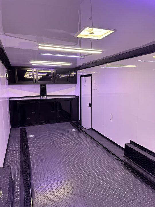 New 2026 Luxe 8.5x28 Race Trailer-Finished Interior-5200LB Triple Torsion-- RECESSED E TRACK